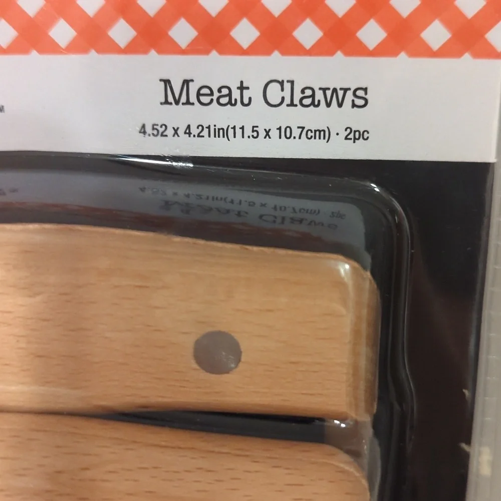 New Wooden Handle Meat Claws - Picture 2 of 4